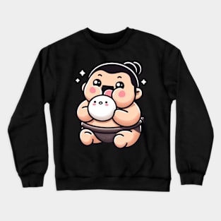 Cute Sumo Wrestler Crewneck Sweatshirt